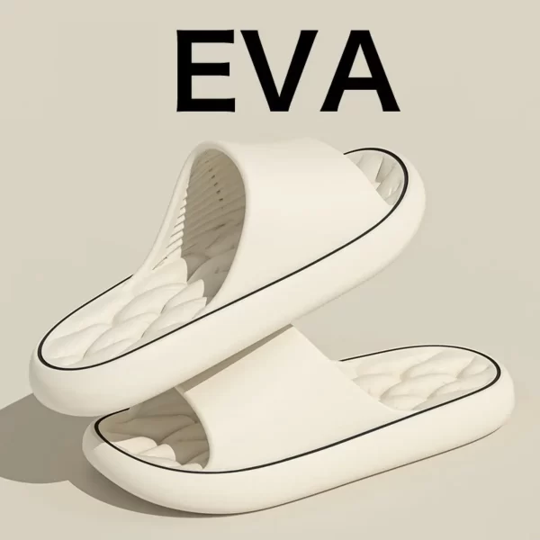 Ultra Light Soft Slippers Simple Fashion Slippers EVA Elastic Shoes Colorful Simple Sneakers Door Bathroom Flip Flop Sandals - Image 3