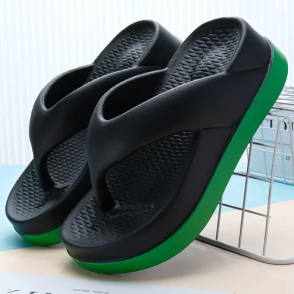 Woman flip flops Popular Design Shoes 2024 trend Casual Platform Sandals non-slip Outdoor slippers Unique features Flat sandals - Image 4