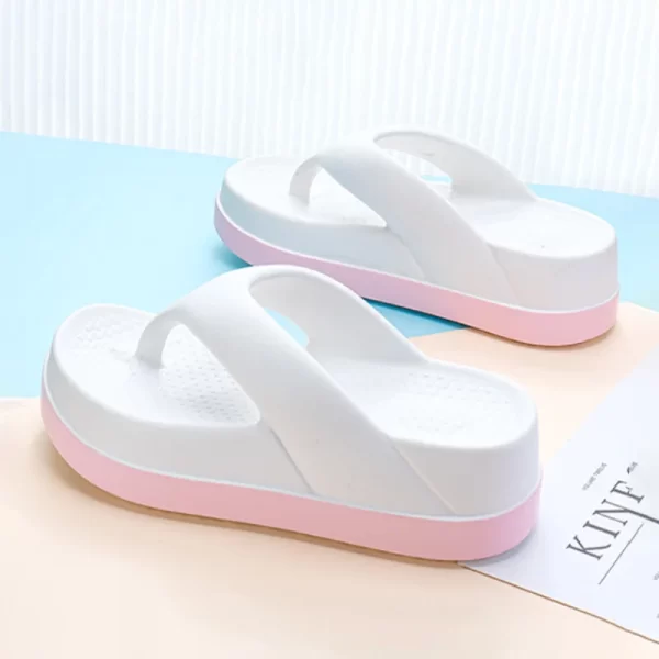 Woman flip flops Popular Design Shoes 2024 trend Casual Platform Sandals non-slip Outdoor slippers Unique features Flat sandals - Image 6