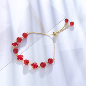 Lucky Clover Agate Bracelet - Image 7